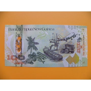 bankovka 100 kina Papua - Nová Guinea