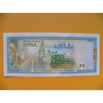 bankovka 1000 Syrských liber 1997