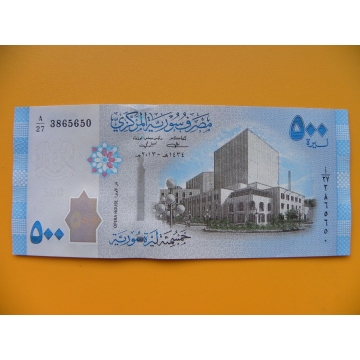 bankovka 500 Syrských liber 2013