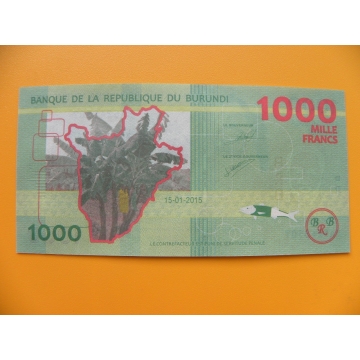 bankovka 1000 franků Burundi  - série BA