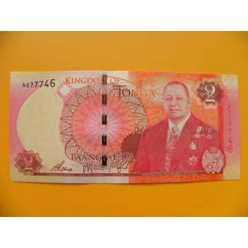 bankovka 2 paʻanga - království Tonga  - série A