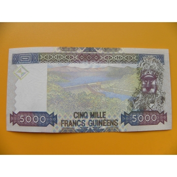 bankovka 5000 franků Guiena/2012  - série SE