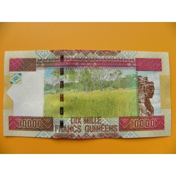 bankovka 10000 franků Guiena/2012  - série VQ