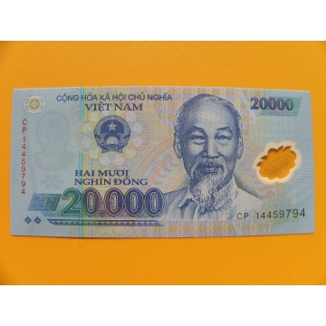 bankovka 20000 dongů Vietnam - polymar - série CP