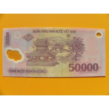 bankovka 50000 dongů Vietnam -polymar - série LS