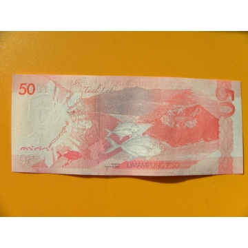bankovka 50 peso Filipíny/2016 - série CN