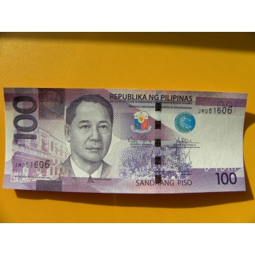 bankovka 100 peso Filipíny/2016 - série JM