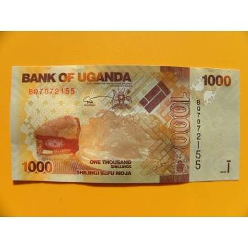 bankovka 1000 šilinků Uganda/2013 - série BQ