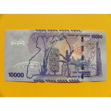 bankovka 10000 šilinků Uganda/2013 - série AU