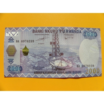 2000 Rwandských franků - série BA
