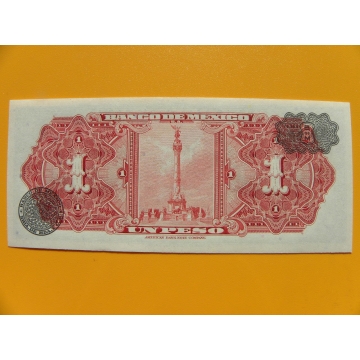 bankovka 1 peso Mexico 1970 série BIL