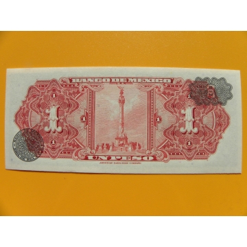 bankovka 1 peso Mexico 1970 série BIL