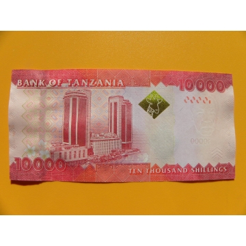 bankovka 1000 šilinků Tanzanie 2010 -série DE