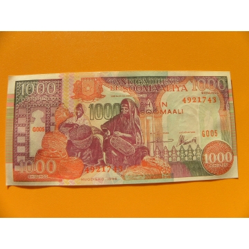 bankovka 1000 šilinků Somálsko 1996 - série G005