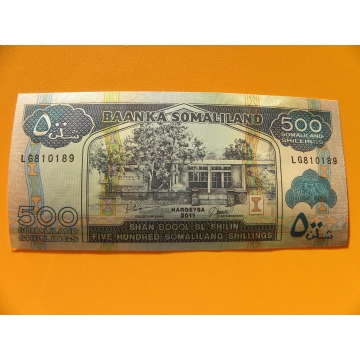 bankovka 500 šilinků Somaliland 2011 - série LG 