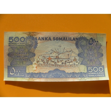 bankovka 500 šilinků Somaliland 2011 - série LG 