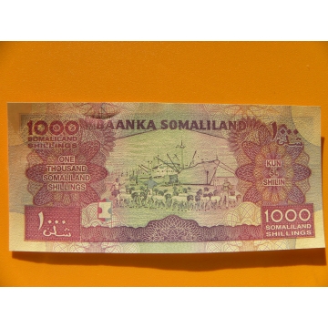 bankovka 1000 šilinků Somaliland 2011 - série CK