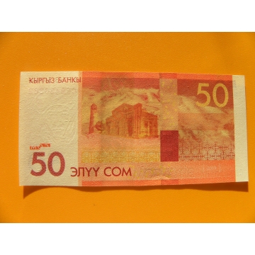 bankovka 50 somů Kyrgyzstán 2009 - série CF