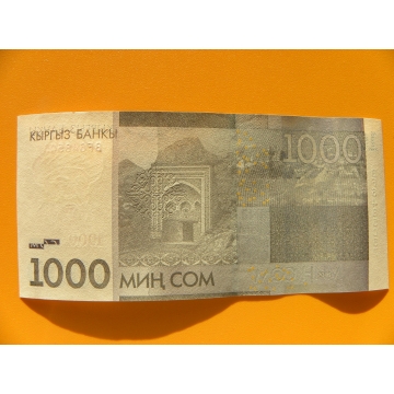 bankovka 1000 somů Kyrgyzstán 2016 - série BF