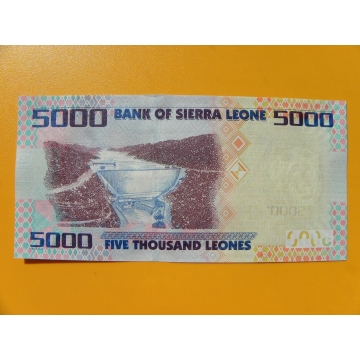 bankovka 5000 Leones Siera Leone 2010 -série FC