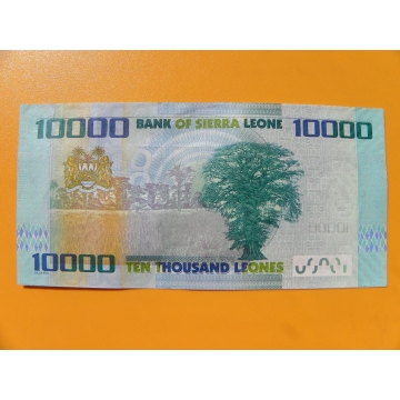 bankovka 10000 Leones Siera Leone 2010 -série DJ