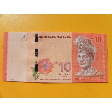 bankovka 10 ringgitů Malajsie 2011 -série CS