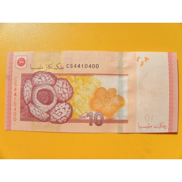 bankovka 10 ringgitů Malajsie 2011 -série CS