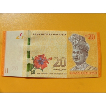 bankovka 20 ringgitů Malajsie 2011 -série AU