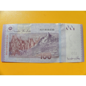 bankovka 100 ringgitů Malajsie 2011 -série AU