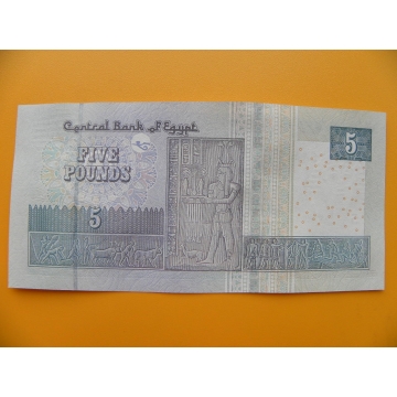 bankovka 5 egyptských liber