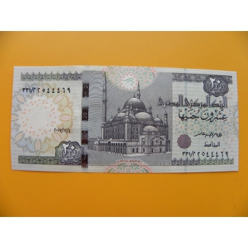bankovka 20 egyptských liber