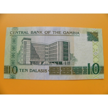 bankovka 10 gambijských dalasi /2013