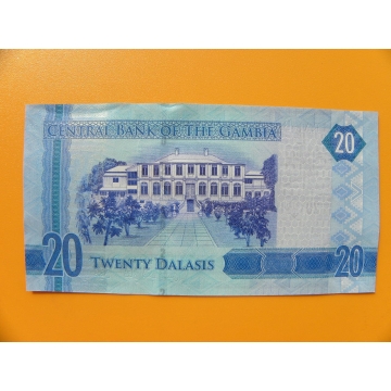 bankovka 20 gambijských dalasi /2015