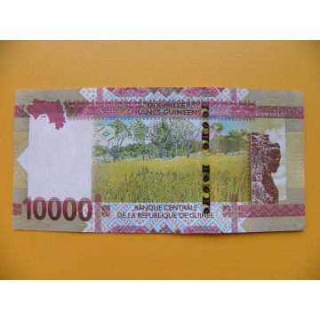 bankovka 10 000 franků Guniea/2018