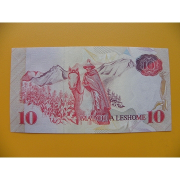 bankovka 10 lesothských maloti/1990 vvvvv