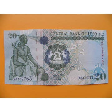 bankovka 20 lesothských maloti/2009
