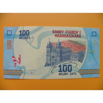 bankovka 100 madagarských ariarů/2017 rrr