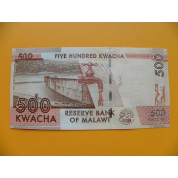 bankovka 500 malawijských kwacha/2014 ddddfffggg