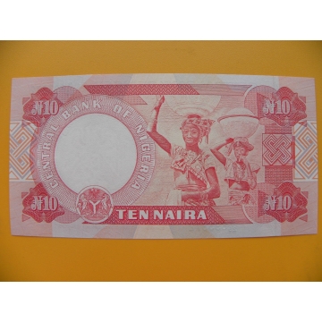 bankovka 10 nigerijských naira/2001-2002