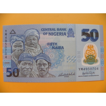 bankovka 50 nigerijských naira/2009 - polymer