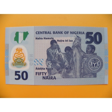 bankovka 50 nigerijských naira/2009 - polymer