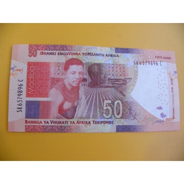 bankovka 50 jihoafrických randů/2018 ccc