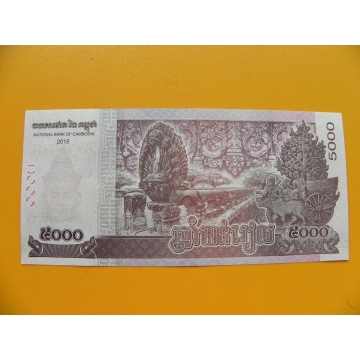 bankovka 5000 kambodžských rielů/2015
