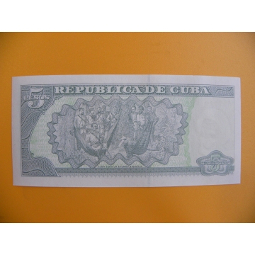 bankovka 5 kubánských pesos/2017