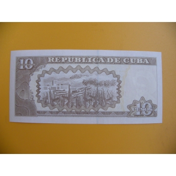 bankovka 10 kubánských pesos/2015