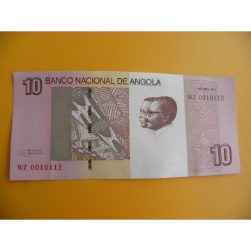 bankovka 10 angolských kwanzas/2012