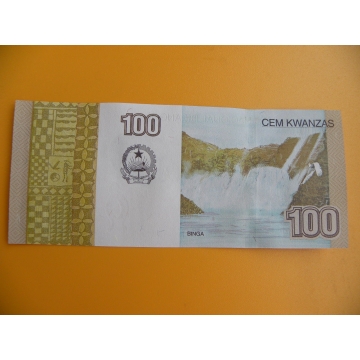 bankovka 100 angolských kwanzas/2012vvv