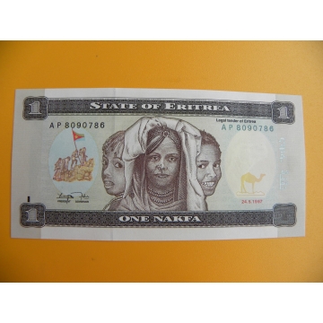 bankovka 1 eritrejská  nakfa/1997