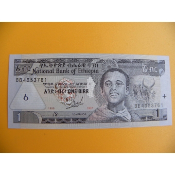 bankovka 1 etiopský birr/1997
