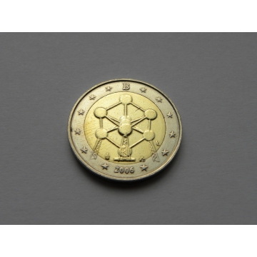 2 euro mince Belgie - Renovace Atomia v Bruselu - 2006 UNC